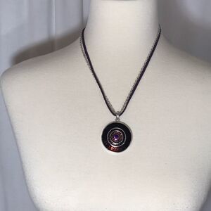 Nwt Purple & Silver Necklace
